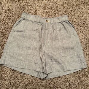 Lou & Grey High Waist Gray Shorts